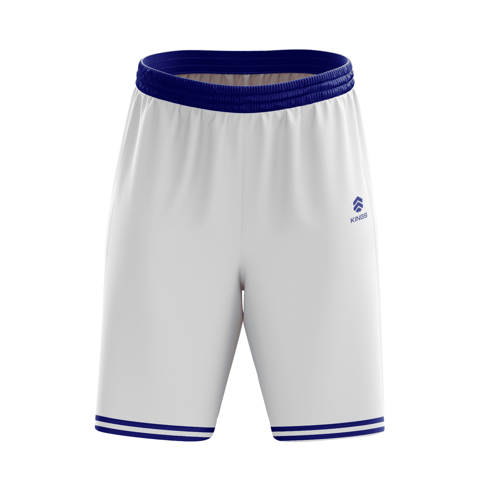 Basketball short white and blue 
