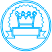 Superior Quality cyan icon 
